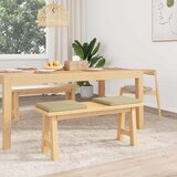  Jastučić za klupu 2 kom. Kord Siva zelena Dubina 35 cm | shoptok.hr