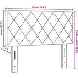vidaXL Naslon za glavu s kristalnim gumbima, ružičasta, 90 cm, baršun | shoptok.hr