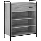  Ormar za cipele 76 x 36 5 x 93 cm Konstruirano drvo Siva Sonoma - Siva Sonoma 76 x 36 5 x 93 cm 1 ladica i 3 police | shoptok.hr