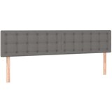  Box spring postelja z vzmetnico temno siva 180x200 cm blago, (20898491) | Shoptok.si