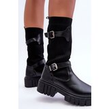 Boto Women's Ankle Boots with Sock Black Abroze | ePonuda.com
