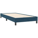  Box spring krevet s madracem tamnoplavi 80x220 cm baršunasti | shoptok.hr