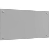  Kuhinjski zid Svijetlo siva 80 x 40 cm Staklo otporno na udarce | shoptok.hr