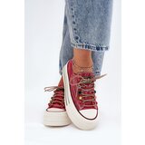 GOE Women's Platform Sneakers Red | Shoptok.si
