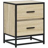  Noćni ormarići 2 kom boja hrasta 40x31x50 cm konstruirano drvo | Eponuda.com