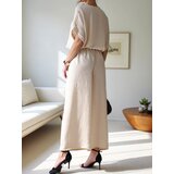 Resti Women's casual set with a short sleeve blouse and wide pants | shoptok.hr