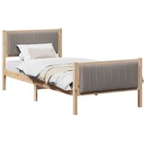  Okvir kreveta Smeđa i taupe 90 x 200 cm Masivna borovina | shoptok.hr