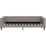 vidaXL dnevni krevet na razvlačenje smeđesivi 80 x 200 cm od tkanine | shoptok.hr