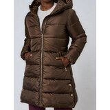 Sinsay Prošiveni kaput s kapuljačom | shoptok.hr