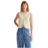 Compania Fantastica Topi & Bluze COMPAÑIA FANTÁSTICA Top 10240 - Beige Bež Cene
