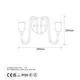 Opviq lights Crna zidna lampa Firat – | shoptok.hr