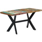  Jedilna miza 140x70x75 cm trden predelan les, (20625311) | Shoptok.si