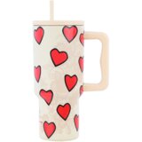 Estia Save the Aegean StrawTumbler XL termo boca 900 ml sa slamkom, Tender Lace Slike