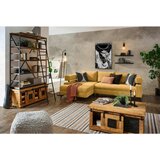 Hom`in KOTNA SEDEŽNA GARNITURA, šenilja barve karija | Shoptok.si