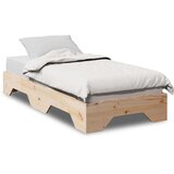  Okvir kreveta bez madraca koji se može složiti 75x190 cm drvo | shoptok.hr