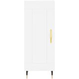  Visoka komoda bijeli 34,5x34x180 cm od konstruiranog drva | shoptok.hr