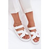 Boto Rubber Women's Slippers With Strap White Tavirae | shoptok.hr