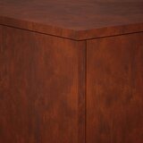  Stalak za biljke 2 pcs Rđa 40 x 40 x 80 cm Otporni čelik | shoptok.hr