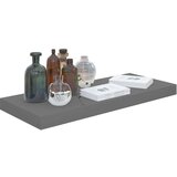 vidaXL Plutajuća zidna polica visoki sjaj siva 60 x 23,5 x 3,8 cm MDF | shoptok.hr