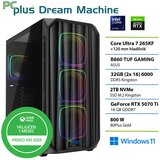 PCPLUS Gaming namizni računalnik PCPLUS Dream Machine, U7 265KF, 32 GB RAM, 2 TB SSD, RTX 5070Ti 16 GB, W11H + Xbox GP, (5000005395) Cene