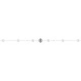  Stropni reflektor Bijelo 176,5 x 12,5 x 13,5 cm Metal | shoptok.hr