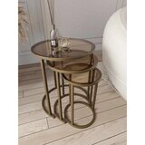 Hanah home Milas 3 set stolića (umetnuti), antik/bronzana (3 kom) Cene