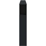 vidaXL LED posteljno vzglavje črno 220x18,5x103,5 cm inženirski les | Shoptok.si