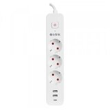 SLINK Produžni kabal SPG03TC 3 utičnice 2XUSB 1X TIP-C beli 1.5M 37303 (18925) Cene