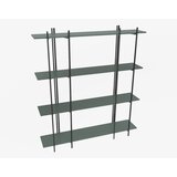 Kalune Design Moss - Green, Black GreenBlack Bookshelf | ePonuda.com
