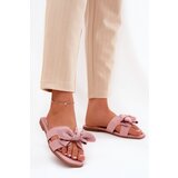 Boto Flat Women's Slippers With Bow Pink Tobin | shoptok.hr