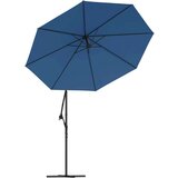  Konzolni suncobran LED s čeličnom šipkom 300 cm azurni | shoptok.hr