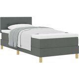  Boxspring krevet s madracem Tamno siva 90 x 190 cm tkanina | shoptok.hr