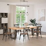  Noge jedilne mize v obliki črke T 2 kosa 80x35x(72-73) cm jeklo, (21828587) | Shoptok.si