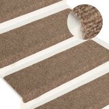 vidaXL Otirači za stepenice 15 kom prošiveni 65 x 25 cm krem Cijene