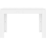  Blagovaonski stol bijeli 120 x 60 x 76 cm konstruirano drvo | shoptok.hr