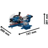 Bosch GCM 305-216 S Potezno nagibna pila s dodatnim listom pile | shoptok.hr