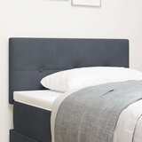 vidaXL Naslon za glavu s gumbićima tamno sivi 100 cm baršun | shoptok.hr