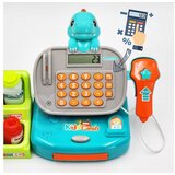 Woopie blagajna s policom dino plava | shoptok.hr
