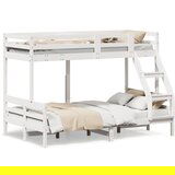 vidaXL Pograd 80×200/120x200 cm bel trdna borovina | Shoptok.si