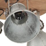 Industrijska stropna svjetiljka 25 W srebrna 42 x 27 cm E27 | Eponuda.ba
