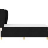 Box Spring krevet s madracem Crna 90x190 cm Tkanina | shoptok.hr