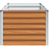  Povišena vrtna gredica 195 x 50 x 36 cm Cinkani čelik | Eponuda.ba