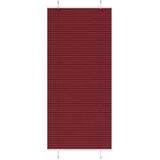 vidaXL Plisirana žaluzija bordo rdeča 95x200 cm širina blaga 94,4 cm poliester, (5000298228) | Shoptok.si