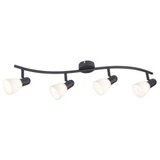 Rabalux Plafonska Spot lampa Soma, 4xE14, Crna Cene