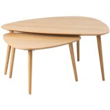 Unique Furniture Stolići za kavu u setu 2 kom u dekoru hrasta u prirodnoj boji 70x100 cm Adda – | shoptok.hr