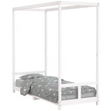 Maison Chic Otroški posteljni okvir - Otroški ležaj bel 80x200 cm trdna borovina-J2718, (21794336) | Shoptok.si