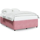 Furnova Posteljni okvir roza 140x190 cm žamet, (21931560) | Shoptok.si