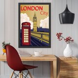Wallity uramljena slika London City, 40x55 cm Cene