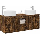 Set ormarića za kupaonicu 3 kom. Dimljeni hrast Smeđa 49,5 x 44,5 x 65,5 cm | Shoptok.si