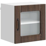  Zidni stakleni ormarić Lucca 2 pcs Smeđi hrast 40 x 31 x 40 cm | shoptok.hr